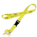 Silkscreen Polyester Lanyard - 1/2 inch